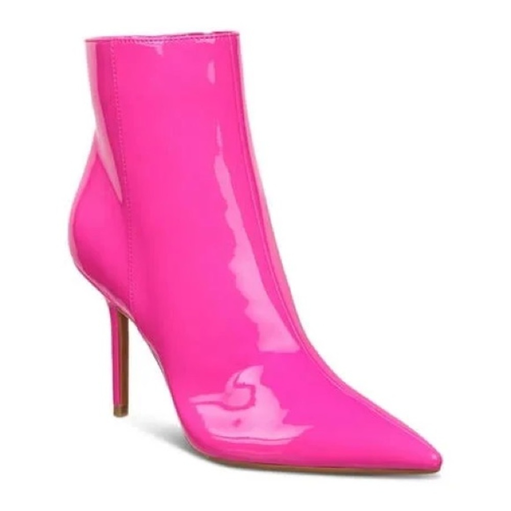 INC Holand Fuchsia Heeled Boots